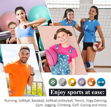 Load image into Gallery viewer, 9 Pieces Thick Non-Slip Elastic Sport Headbands, Elastic Silicone Grip Exercise Hair and Sweatbands for Yoga