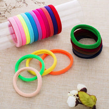 Load image into Gallery viewer, 20 Pieces Large Cotton Stretch Hair Ties Bands Rope Ponytail Holders Headband for Thick Heavy and Curly Hair