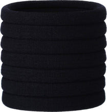 Load image into Gallery viewer, 20 Pieces Large Cotton Stretch Hair Ties Bands Rope Ponytail Holders Headband for Thick Heavy and Curly Hair