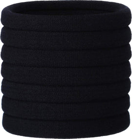 20 Pieces Large Cotton Stretch Hair Ties Bands Rope Ponytail Holders Headband for Thick Heavy and Curly Hair