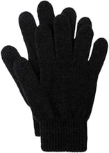 Load image into Gallery viewer, 12 Pairs Thermal Magic Stretch Gloves – Unisex Winter Warm Gloves for Men & Women, Soft Acrylic Knit, One Size, Black