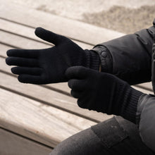 Load image into Gallery viewer, 12 Pairs Thermal Magic Stretch Gloves – Unisex Winter Warm Gloves for Men & Women, Soft Acrylic Knit, One Size, Black