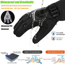 Load image into Gallery viewer, 3M Thinsulate Thermal Gloves – Waterproof, Windproof & Touchscreen Winter Ski Gloves (-30°F Warmth)