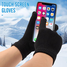Load image into Gallery viewer, 6 Pairs Knitted Touchscreen Winter Gloves – Thermal Magic Stretch Warm Mittens for Men & Women
