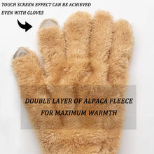 Load image into Gallery viewer, Winter Fleece Lined Thermal Gloves for Men & Women – Touchscreen, Windproof, Warm Outdoor Gloves