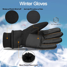 Load image into Gallery viewer, Winter Thermal Gloves for Men – Waterproof, Windproof & Touchscreen Cold Weather Gloves