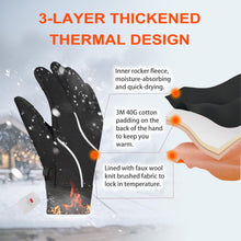 Load image into Gallery viewer, 3M Thinsulate Thermal Gloves – Waterproof, Windproof & Touchscreen Winter Gloves for Men & Women