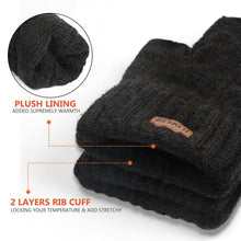 Load image into Gallery viewer, Winter Touchscreen Knit Gloves for Men & Women – Soft Lining, Warm Thermal Acrylic Gloves for Cold Weather