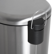 Load image into Gallery viewer, 30L Stainless Steel Pedal Bin - Black/Silver, Fingerprint Resistant & Hygienic