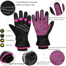 Load image into Gallery viewer, 3M Thinsulate Thermal Gloves – Waterproof, Windproof & Touchscreen Winter Ski Gloves (-30°F Warmth)