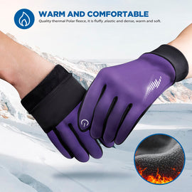Winter Thermal Touchscreen Gloves for Men & Women – Windproof, Anti-Slip & Cold Weather