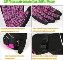 Load image into Gallery viewer, 3M Thinsulate Thermal Gloves – Waterproof, Windproof & Touchscreen Winter Ski Gloves (-30°F Warmth)