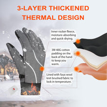 Load image into Gallery viewer, 3M Thinsulate Thermal Gloves – Waterproof, Windproof & Touchscreen Winter Gloves for Men & Women