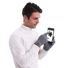 Load image into Gallery viewer, Winter Touchscreen Knit Gloves for Men & Women – Soft Lining, Warm Thermal Acrylic Gloves for Cold Weather