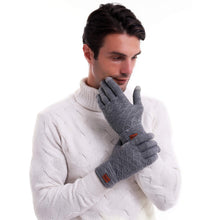 Load image into Gallery viewer, Winter Touchscreen Knit Gloves for Men & Women – Soft Lining, Warm Thermal Acrylic Gloves for Cold Weather