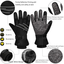 Load image into Gallery viewer, 3M Thinsulate Thermal Gloves – Waterproof, Windproof & Touchscreen Winter Ski Gloves (-30°F Warmth)