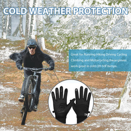 Warm Thermal Touchscreen Gloves – Windproof, Water-Resistant & Anti-Slip Winter Gloves for Men & Women
