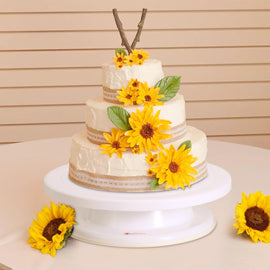 VINSANI Professional 360° Cake Turntable - Effortless Decorating & Display