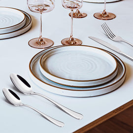 Vinsani Elegant 24-Piece Stainless Steel Cutlery Set - Perfect for Any Occasion