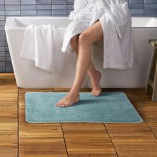 Load image into Gallery viewer, Vinsani Ultra-Soft Microfiber Bath Mat - Luxurious Comfort in Light Blue