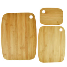 Load image into Gallery viewer, Eco-Friendly Bamboo 3-Piece Cutting Board Set – Durable & Stylish Kitchen Essential