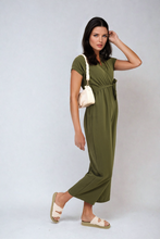 Load image into Gallery viewer, ikrush-alessandra-belted-v-neck-jumpsuit-with-side-pockets-1719422761537876-2.png