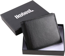 Load image into Gallery viewer, Mens Slim Secure RFID Blocking Genuine Leather Wallet