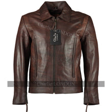 Load image into Gallery viewer, Mens logan x-men wolverine vintage brown leather jackets