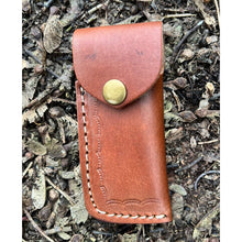 Load image into Gallery viewer, Handmade Stamina Wood Engraved Brass Green Damascus Steel Pocket Folding Knife