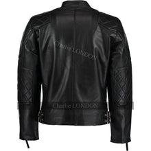 Load image into Gallery viewer, Mens David Beckham Black Stannard Leather Jackets -