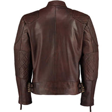 Load image into Gallery viewer, Mens David Beckham Stannard Vintage Brown Leather Jacket -