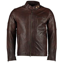 Load image into Gallery viewer, Mens Daytona Vintage Brown Classic Style Leather Jacket -