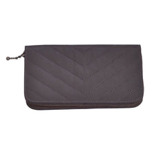 Load image into Gallery viewer, Womens City Grey Leather Purse -