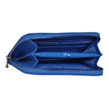 Load image into Gallery viewer, Womens Colette Blue Leather Charm Purse -
