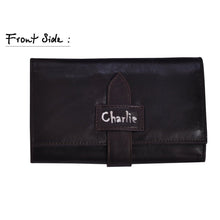 Load image into Gallery viewer, Womens Sleek Brown Leather Purse -