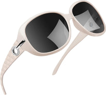 Load image into Gallery viewer, Polarised Sunglasses Womens Trendy Oversized Driving Ladies Sunglasses with UV Protection Big Rectangle Sun Glasses for Women