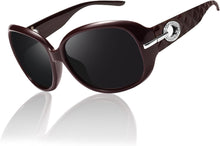 Load image into Gallery viewer, Polarised Sunglasses Womens Trendy Oversized Driving Ladies Sunglasses with UV Protection Big Rectangle Sun Glasses for Women