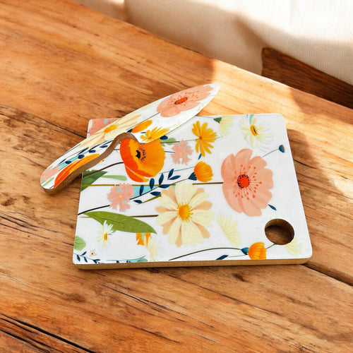 28CM Non-Slip Cutting Board Set with Knife - Durability Meets Precision!