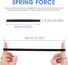 Load image into Gallery viewer, Elastic Non-Slip Sports Headbands Athletic Exercise Sport Football Silicone Grip Mini Sweatband Headwear Outdoor