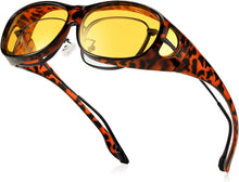 Load image into Gallery viewer, Polarized Night Driving Over Glasses/Fashion Oversized/Anti Glare for Women/Wrap Around Glasses/Suit for Driving