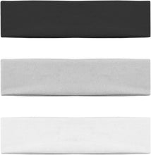 Load image into Gallery viewer, Stretchy Elastic Solid Headbands, Cotton Sports Hairband for Women Girls, Suitable for Yoga, Pilates, Running, Cycling Y6-TLFD