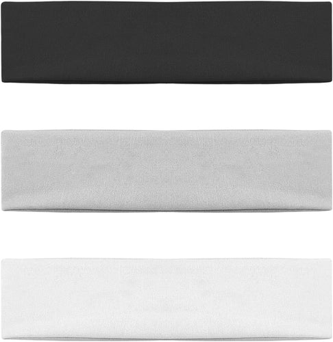 Stretchy Elastic Solid Headbands, Cotton Sports Hairband for Women Girls, Suitable for Yoga, Pilates, Running, Cycling Y6-TLFD
