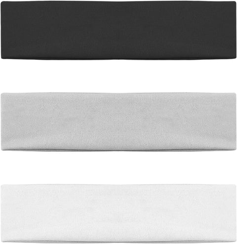 Stretchy Elastic Solid Headbands, Cotton Sports Hairband for Women Girls, Suitable for Yoga, Pilates, Running, Cycling Y6-TLFD