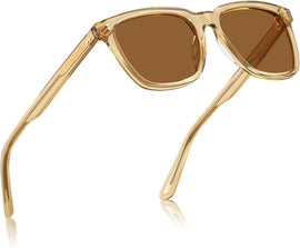 Retro Polarised Sunglasses for Women UV400 Protection Driving Outdoor Acetate Frame