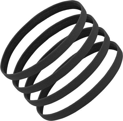 Elastic Non-Slip Sports Headbands Athletic Exercise Sport Football Silicone Grip Mini Sweatband Headwear Outdoor