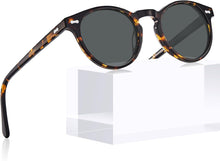 Load image into Gallery viewer, Polarised Womens Sunglasses Vintage UV400 Protection Acetate Frame