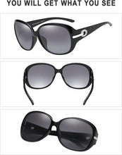 Load image into Gallery viewer, oversized polarised sunglasses for women ladies sunglasses 100% UV400 Protection 6214