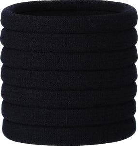 20 Pieces Large Cotton Stretch Hair Ties Bands Rope Ponytail Holders Headband for Thick Heavy and Curly Hair