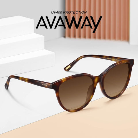 Fashion Sunglasses for Women Polarised UV Protection Ladies Eyewear for Photography Wandern Travelling Driving,Category 3
