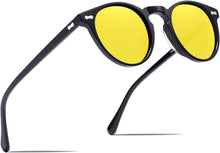 Load image into Gallery viewer, Polarised Womens Sunglasses Vintage UV400 Protection Acetate Frame